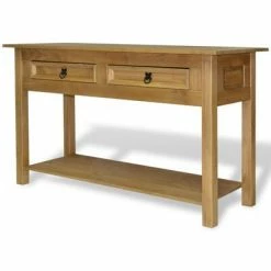 VidaXL Table console Gamme Corona Pin mexicain 90x34,5x73 cm