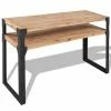 VidaXL Table console Bois d'acacia massif 120 x 40 x 85 cm