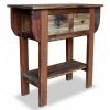 VidaXL Table console Bois de récupération massif 80 x 35 x 80 cm