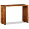 VidaXL Table console Bois massif avec finition en Sesham 110x40x76 cm