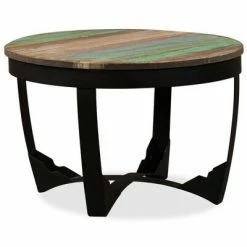 VidaXL Table d'appoint Bois de récupération massif 60 x 40 cm