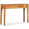 VidaXL Table console Bois massif 118 x 30 x 80 cm