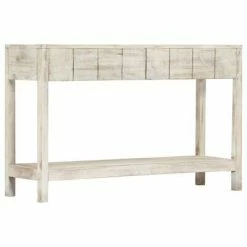 VidaXL Table console 120 x 35 x 75 cm Bois de manguier massif