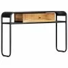 VidaXL Table console 118 x 30 x 75 cm Bois de manguier massif