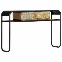 VidaXL Table console 118 x 30 x 75 cm Bois de récupération massif