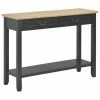VidaXL Table console Noir 110x35x80 cm Bois