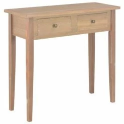VidaXL Table de console et coiffeuse Marron 79 x 30 x 74 cm Bois
