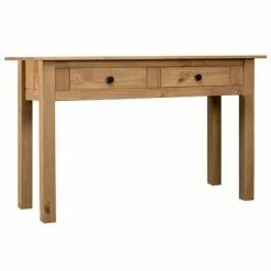 VidaXL Table console 110x40x72 cm Pin solide Gamme Panama