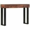 VidaXL Table console 110 x 30 x 76 cm Bois de récupération massif