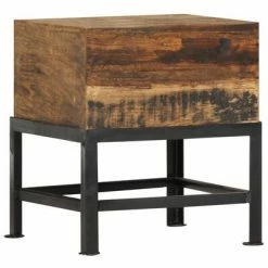 VidaXL Tabouret 35x35x40 cm Bois de récupération solide