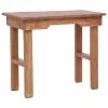 VidaXL Table d'appoint 70 x 35 x 60 cm Bois d'acajou massif