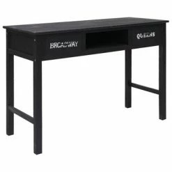VidaXL Table console Noir 110x45x76 cm Bois