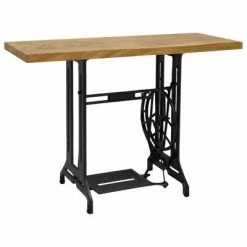 VidaXL Table console avec machine à coudre 110x40x75 cm