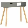 VidaXL Table console Gris 80x30x72 cm Pin massif