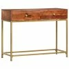 VidaXL Table console 100x35x76 cm Bois d'acacia massif