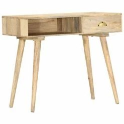 VidaXL Table console 90x45x75 cm Bois de manguier massif
