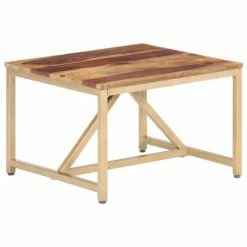 VidaXL Table d'appoint 60x60x40 cm Bois solide