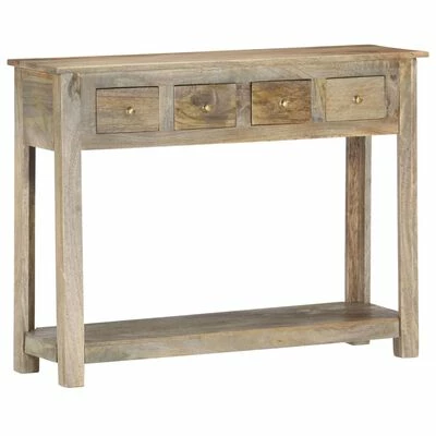 VidaXL Table console 100 x 30 x 76 cm Bois de manguier massif 1 VidaXL Table console 100 x 30 x 76 cm Bois de manguier massif