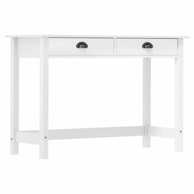 VidaXL Table console Hill Range avec 2 tiroirs 110x45x74 cm Pin solide 1 VidaXL Table console Hill Range avec 2 tiroirs 110x45x74 cm Pin solide