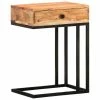 VidaXL Table d'appoint en forme d'U 45x30x61 cm Bois d'acacia massif
