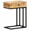 VidaXL Table d'appoint en forme d'U 45x30x61cm Bois de manguier massif