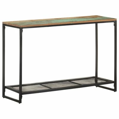 VidaXL Table console 110x35x75 cm Bois de récupération massif 1 VidaXL Table console 110x35x75 cm Bois de récupération massif
