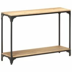 VidaXL Table console 110x30x75 cm Bois de manguier massif