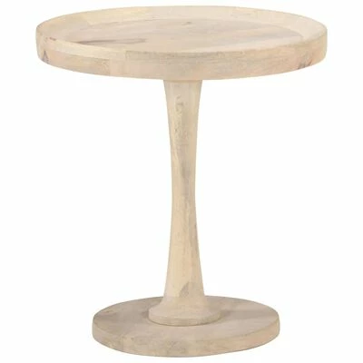 VidaXL Table d'appoint Ø50x55 cm Bois de manguier massif 1 VidaXL Table d'appoint Ø50x55 cm Bois de manguier massif