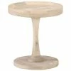 VidaXL Table d'appoint Ø40x45 cm Bois de manguier massif