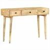 VidaXL Table console 115x35x76 cm Bois de manguier massif