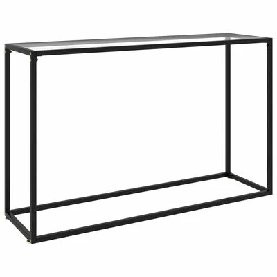 VidaXL Table console Transparent 120x35x75 cm Verre trempé 1 VidaXL Table console Transparent 120x35x75 cm Verre trempé