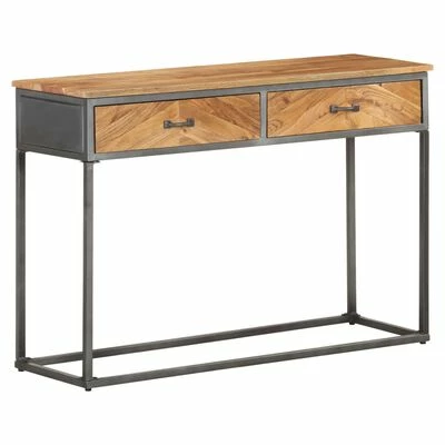 VidaXL Table console 110x35x75 cm Bois d'acacia massif 1 VidaXL Table console 110x35x75 cm Bois d'acacia massif