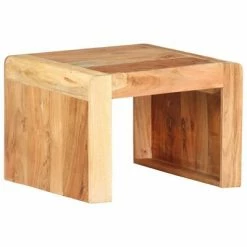 VidaXL Table d'appoint 43x40x30 cm Bois d'acacia massif