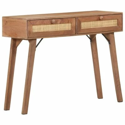 VidaXL Table console 100x35x76 cm Bois de manguier massif 1 VidaXL Table console 100x35x76 cm Bois de manguier massif