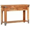 VidaXL Table console 110x34x74 cm Bois d'acacia massif