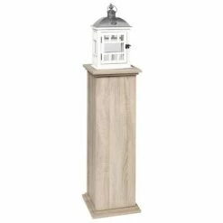 FMD Table d'appoint avec porte 88,5 cm Chêne