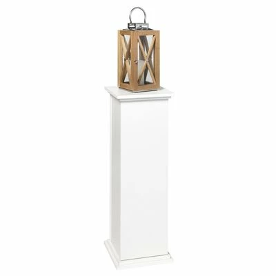 FMD Table d'appoint avec porte 88,5 cm Blanc 1 FMD Table d'appoint avec porte 88,5 cm Blanc
