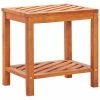 VidaXL Table d'appoint Bois d'acacia massif 45 x 33 x 45 cm
