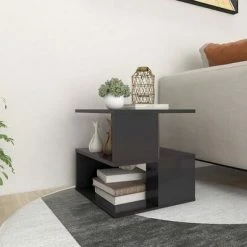 VidaXL Table d'appoint Gris 40x40x40 cm Aggloméré 7 VidaXL Table d'appoint Gris 40x40x40 cm Aggloméré -Tables d'appoint Soldes image 1 806294