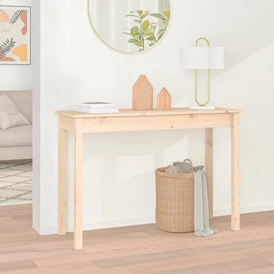 VidaXL Table console 110x40x75 cm Bois massif de pin 2 VidaXL Table console 110x40x75 cm Bois massif de pin – Image 2