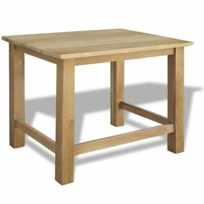 VidaXL Tables gigognes 3 pcs Bois de chêne massif 2 VidaXL Tables gigognes 3 pcs Bois de chêne massif – Image 2