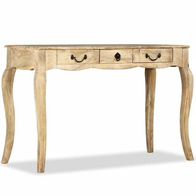 VidaXL Table console Bois de manguier massif 120 x 50 x 80 cm 2 VidaXL Table console Bois de manguier massif 120 x 50 x 80 cm – Image 2