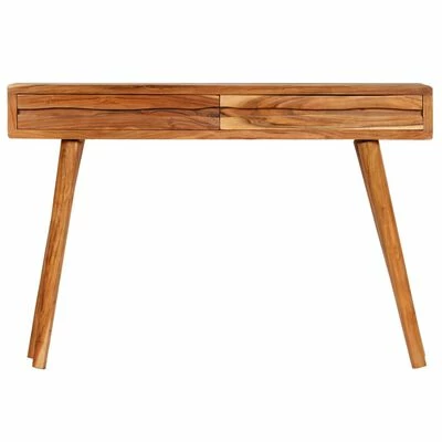 VidaXL Table console Bois d'acacia avec tiroirs sculptés 118x30x80 cm 2 VidaXL Table console Bois d'acacia avec tiroirs sculptés 118x30x80 cm – Image 2