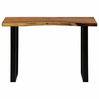 VidaXL Table console Bois d'arbre à pluie massif 110x35x75 cm 2 VidaXL Table console Bois d'arbre à pluie massif 110x35x75 cm – Image 2