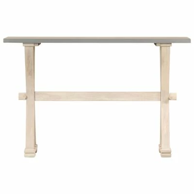 VidaXL Table console avec dessus en zinc 118x35x76 cm Bois de manguier 2 VidaXL Table console avec dessus en zinc 118x35x76 cm Bois de manguier – Image 2
