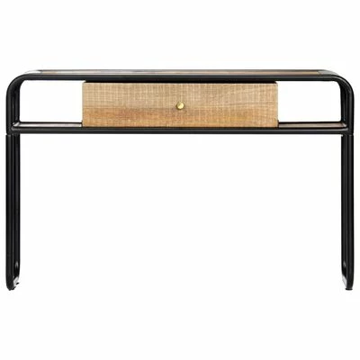 VidaXL Table console 118 x 30 x 75 cm Bois de manguier massif 2 VidaXL Table console 118 x 30 x 75 cm Bois de manguier massif – Image 2