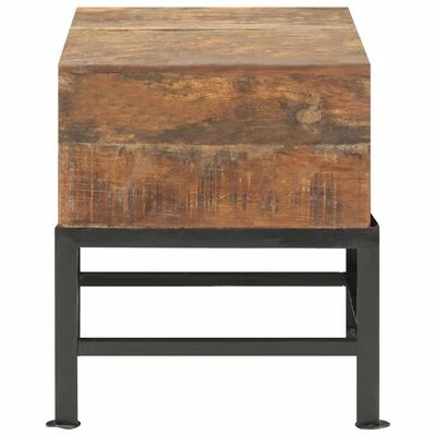 VidaXL Tabouret 35x35x40 cm Bois de récupération solide 2 VidaXL Tabouret 35x35x40 cm Bois de récupération solide – Image 2