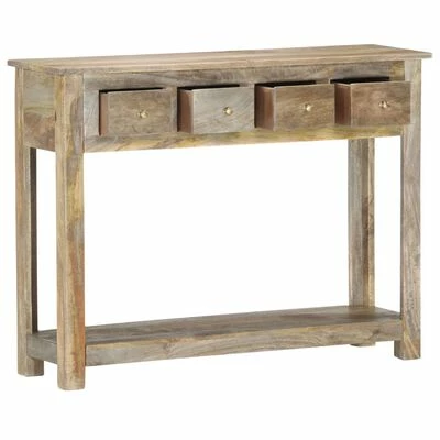 VidaXL Table console 100 x 30 x 76 cm Bois de manguier massif 2 VidaXL Table console 100 x 30 x 76 cm Bois de manguier massif – Image 2
