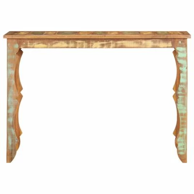VidaXL Table console 110x40x76 cm Bois de récupération massif 2 VidaXL Table console 110x40x76 cm Bois de récupération massif – Image 2