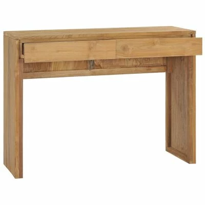 VidaXL Table console 100x35x75 cm Bois de teck massif 2 VidaXL Table console 100x35x75 cm Bois de teck massif – Image 2